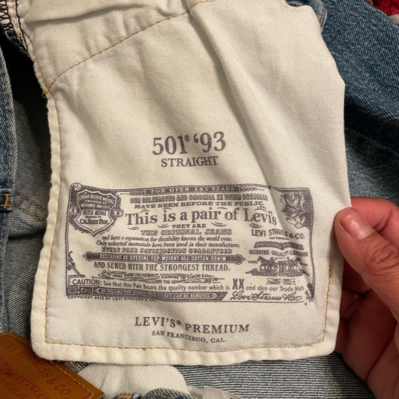 LEVI’s 501 straight Sz 32 - Picture 4 of 7
